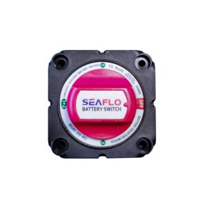 Chave geral marinizada 6-12-24-32V 300A 4 posições de embutir preta